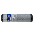 Instapure Complete 2.5" x 10" lead reducing water filter cartridge side view on a white background