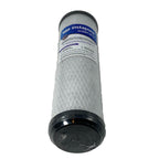 Instapure Complete 2.5" x 10" lead reducing water filter cartridge on a white background