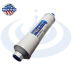 Instapure RVC-IPRV-12 Premium KDF & Carbon RV water filter with 'Made in the USA' label on a white background