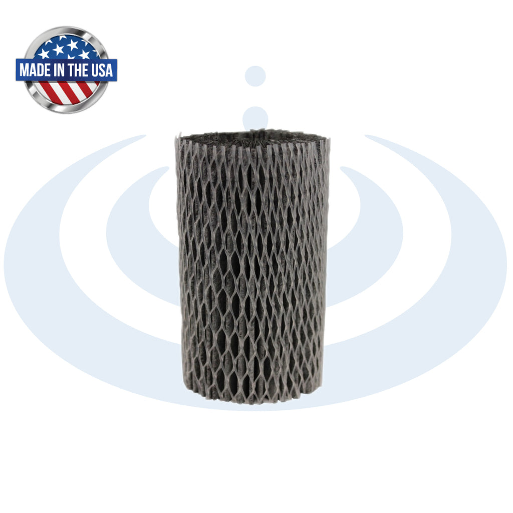 Instapure REF-UAIR-9105 refrigerator air filter with Made in USA made badge on a white background