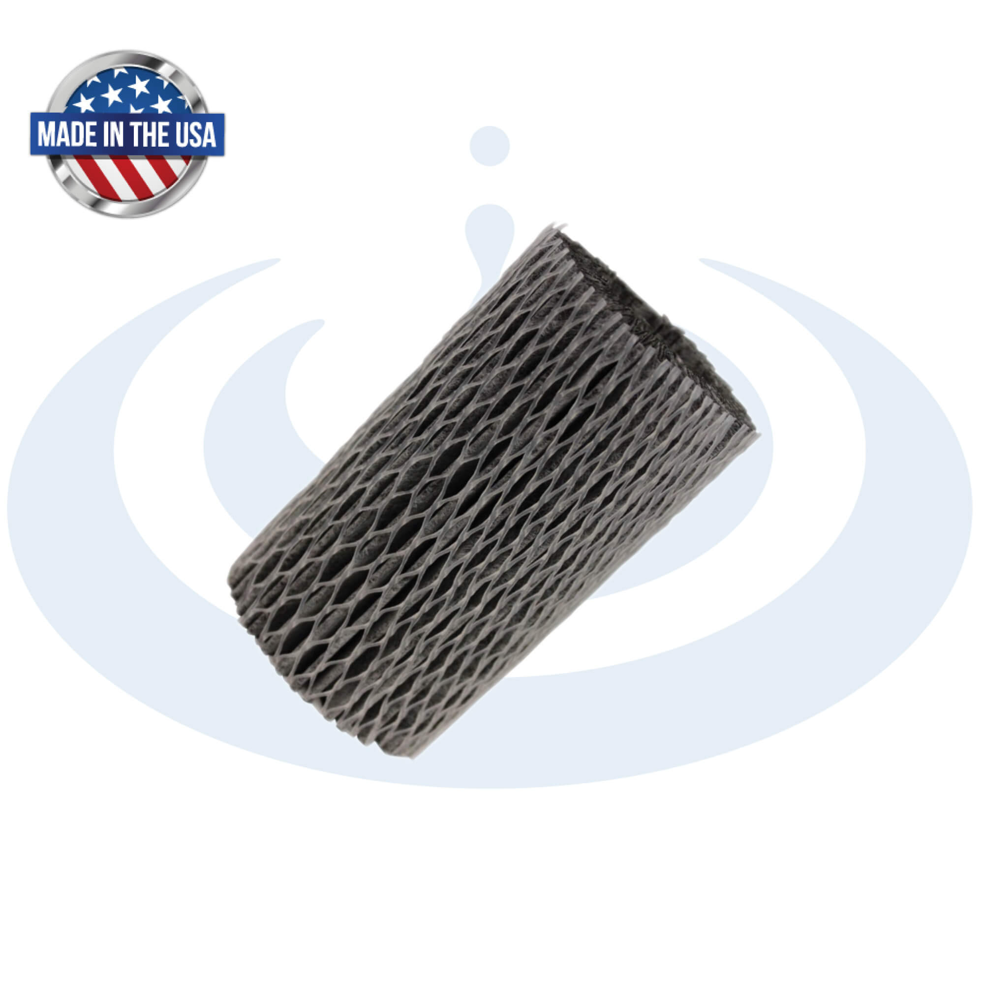 Instapure REF-UAIR-9105 refrigerator air filter with Made in USA made badge on a white background