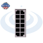 Instapure REF-UAIR-9107 refrigerator air filter on a white background.