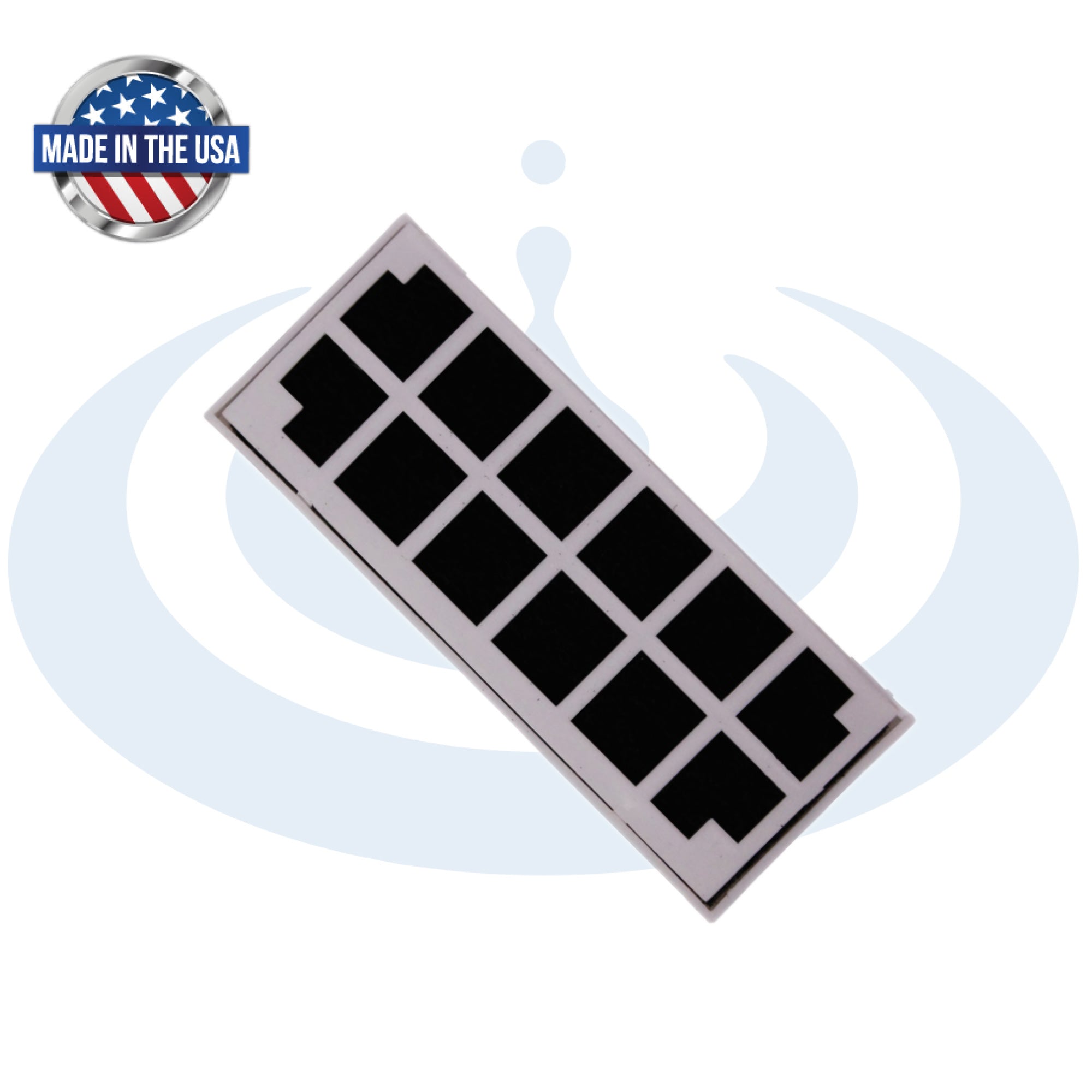 Instapure REF-UAIR-9107 refrigerator air filter on a white background.