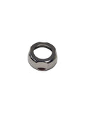 Chrome F8 large nut on a white background