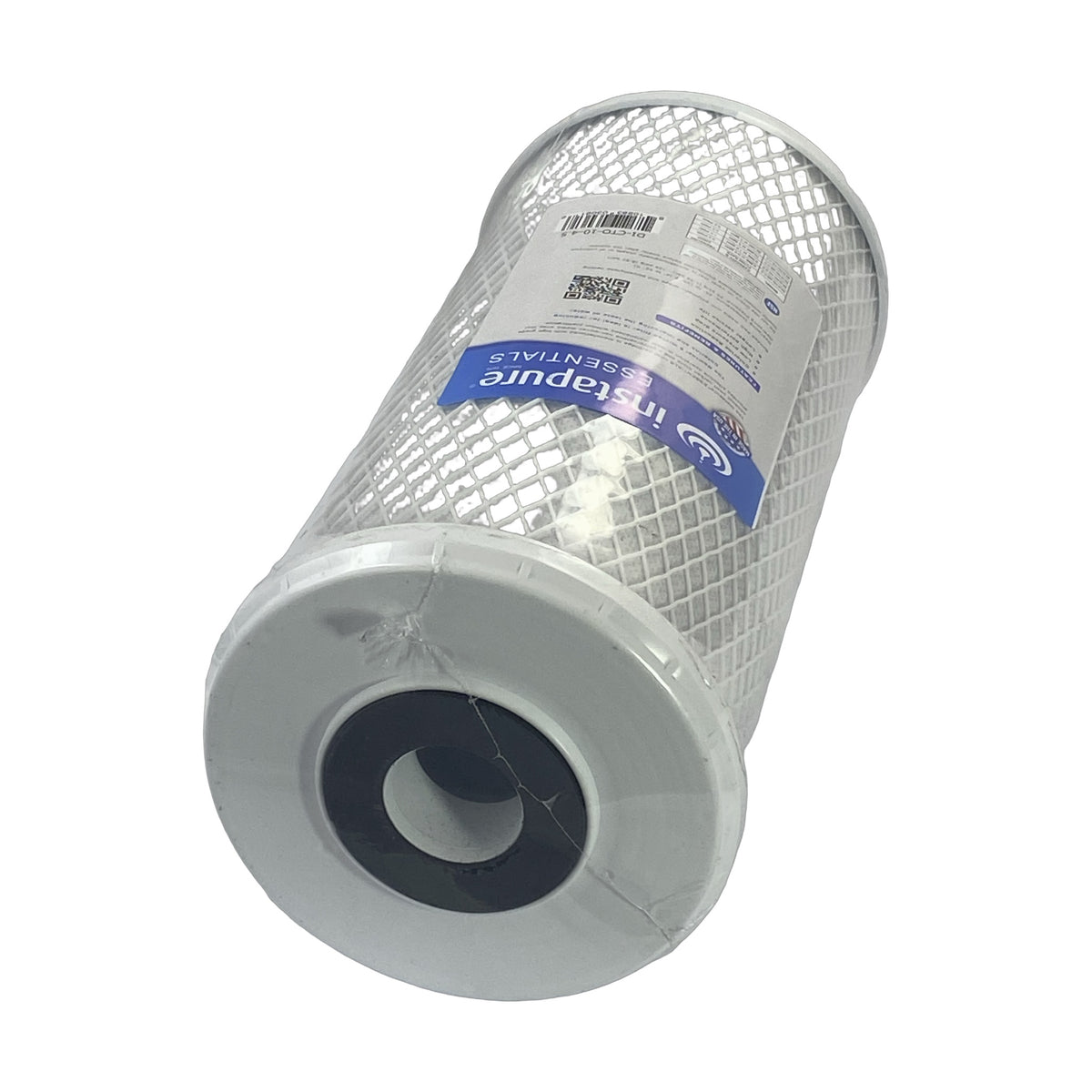 Instapure DI-CTO-10-4.5 water filter cartridge, side view