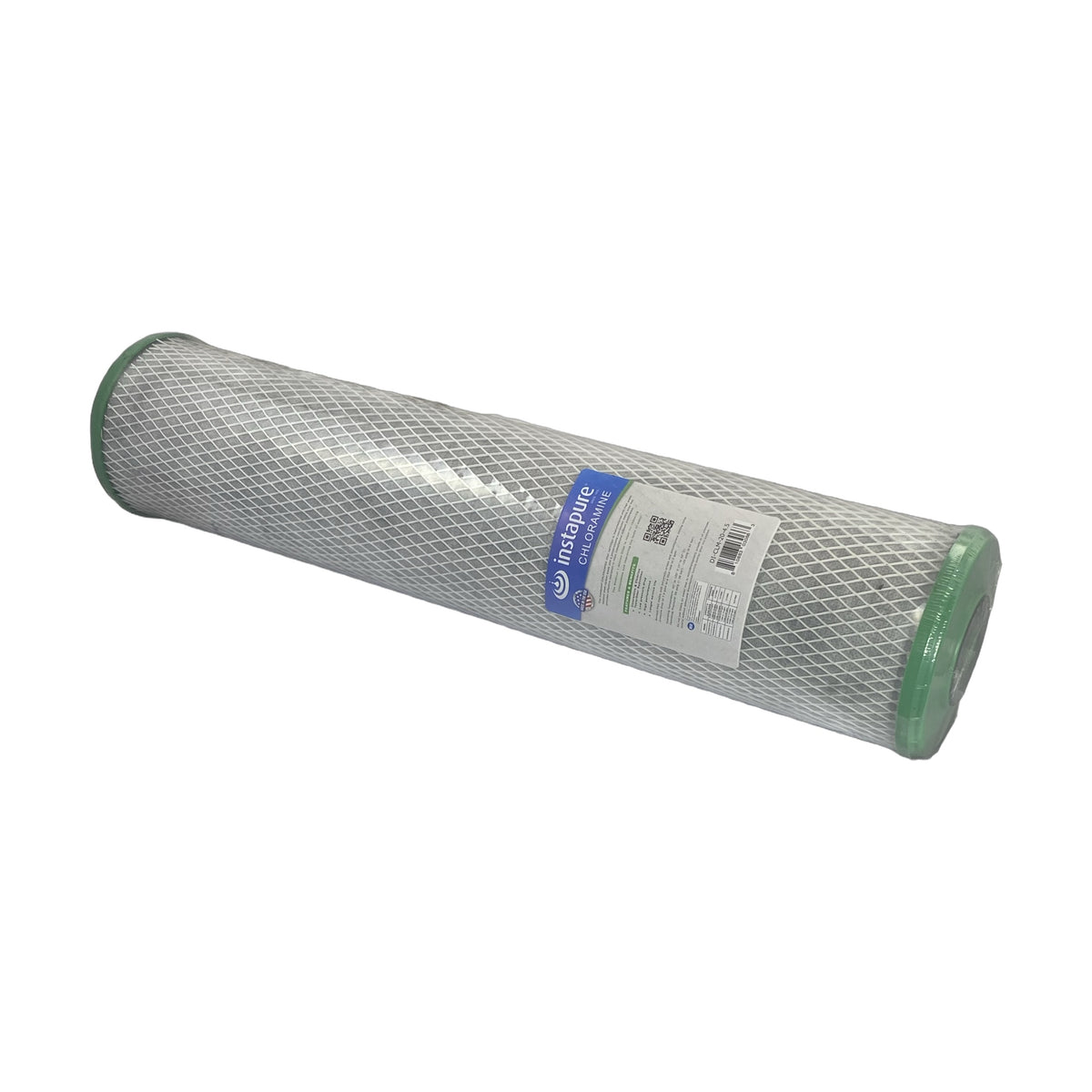 Instapure DI-CLM-20-4.5 water filter cartridge, side view