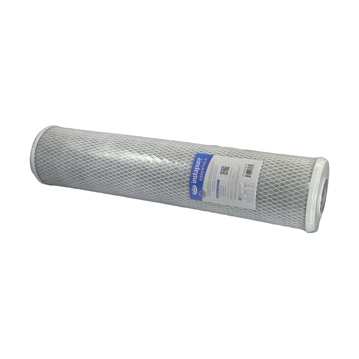 Instapure DI-CTO-20-4.5 water filter cartridge, side view