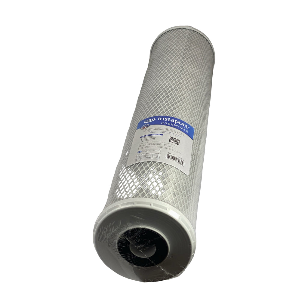 Instapure DI-CTO-20-4.5 water filter cartridge, side view