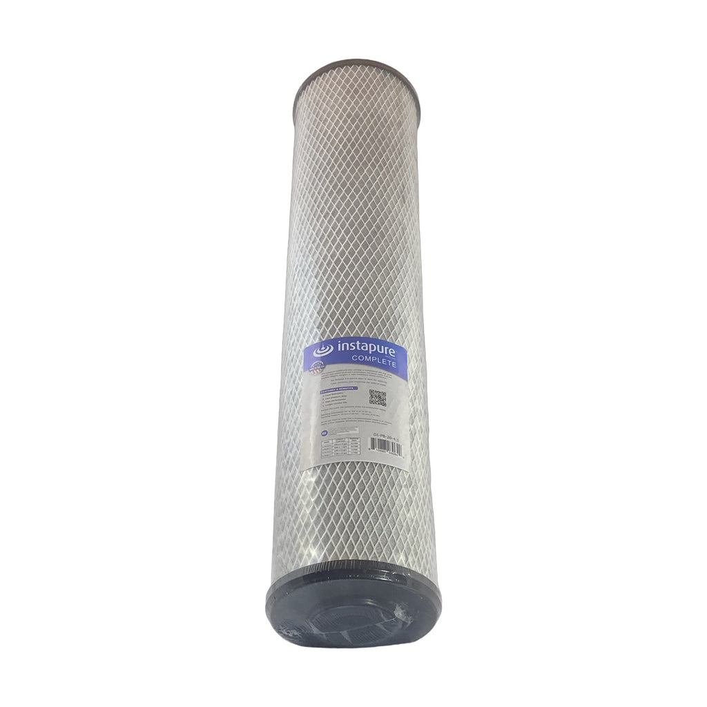 Instapure DI-PB-20-4.5 water filter cartridge, front view