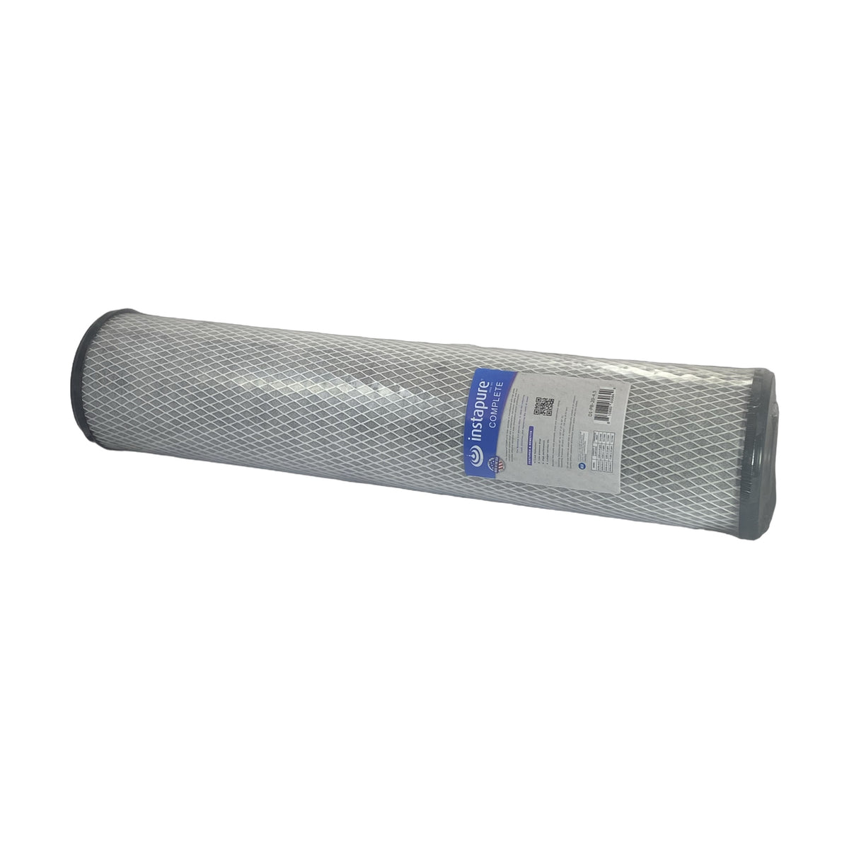 Instapure DI-PB-20-4.5 water filter cartridge, side view