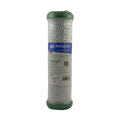 Instapure DI-CLM-10-2.5 chloramine carbon block water filter cartridge, front view, with NSF and Made in USA logos