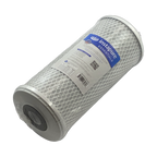 Instapure DI-CTO-10-4.5 chlorine reduction carbon block water filter cartridge, side view