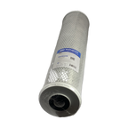Instapure DI-CTO-20-4.5 chlorine reduction carbon block water filter cartridge, side view