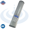 Instapure water filter cartridge with NSF and Made in USA logos on a white background