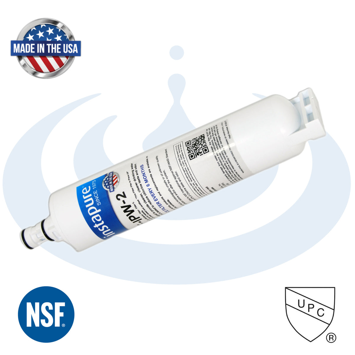 REF-IPW-2 – Made in USA, Filter Fits: Kenmore 46-9010, 46-9902. NSF 53 for Lead.