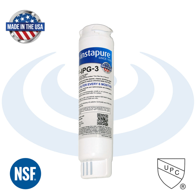 REF-IPG-3 - Made in USA, Filter Fits: GE MSWF, Kenmore 46-9914, NSF 53 for Lead.