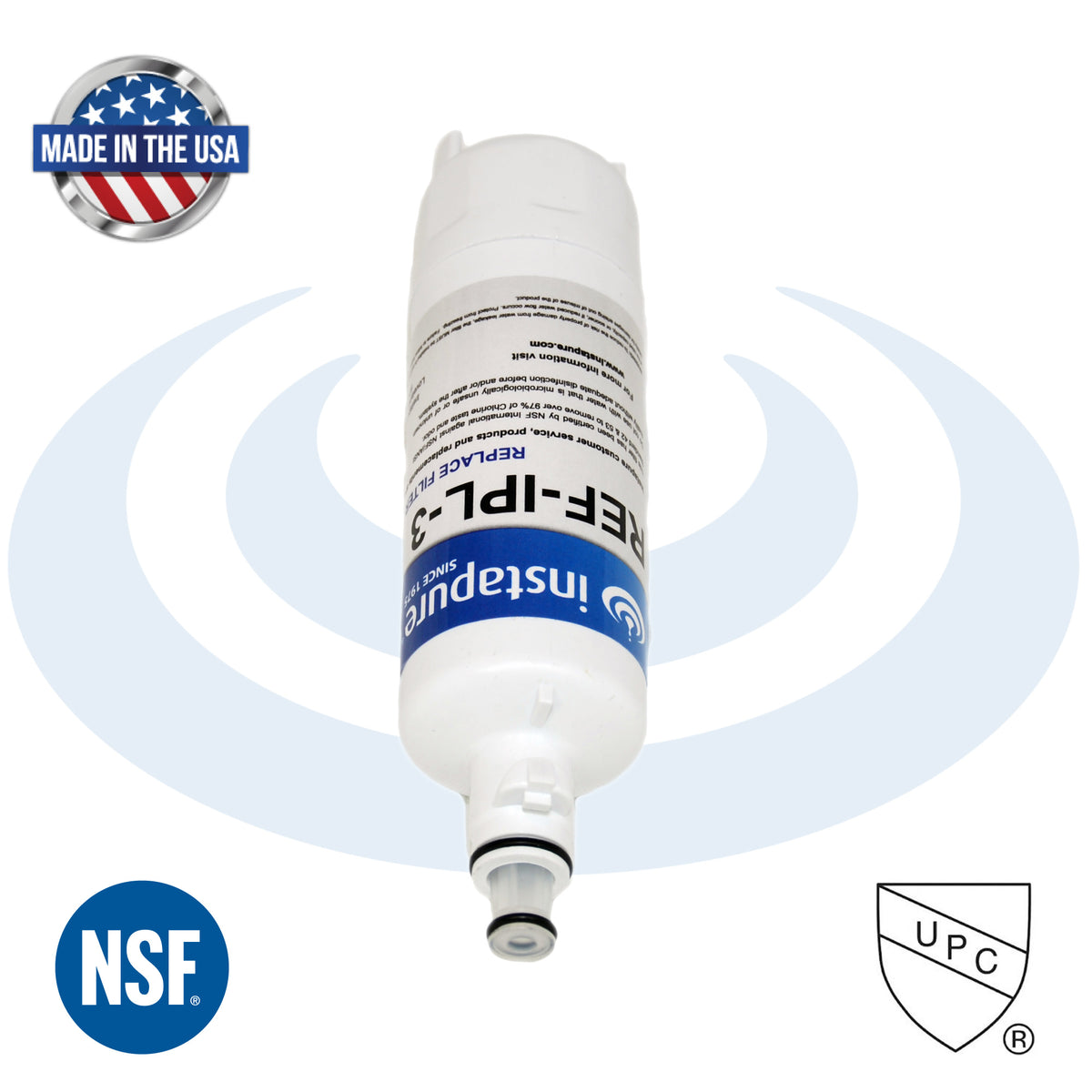 REF-IPL-3 – Made in USA, Filter Fits: LG LT700P, Kenmore 46-9690. NSF 53 for Lead