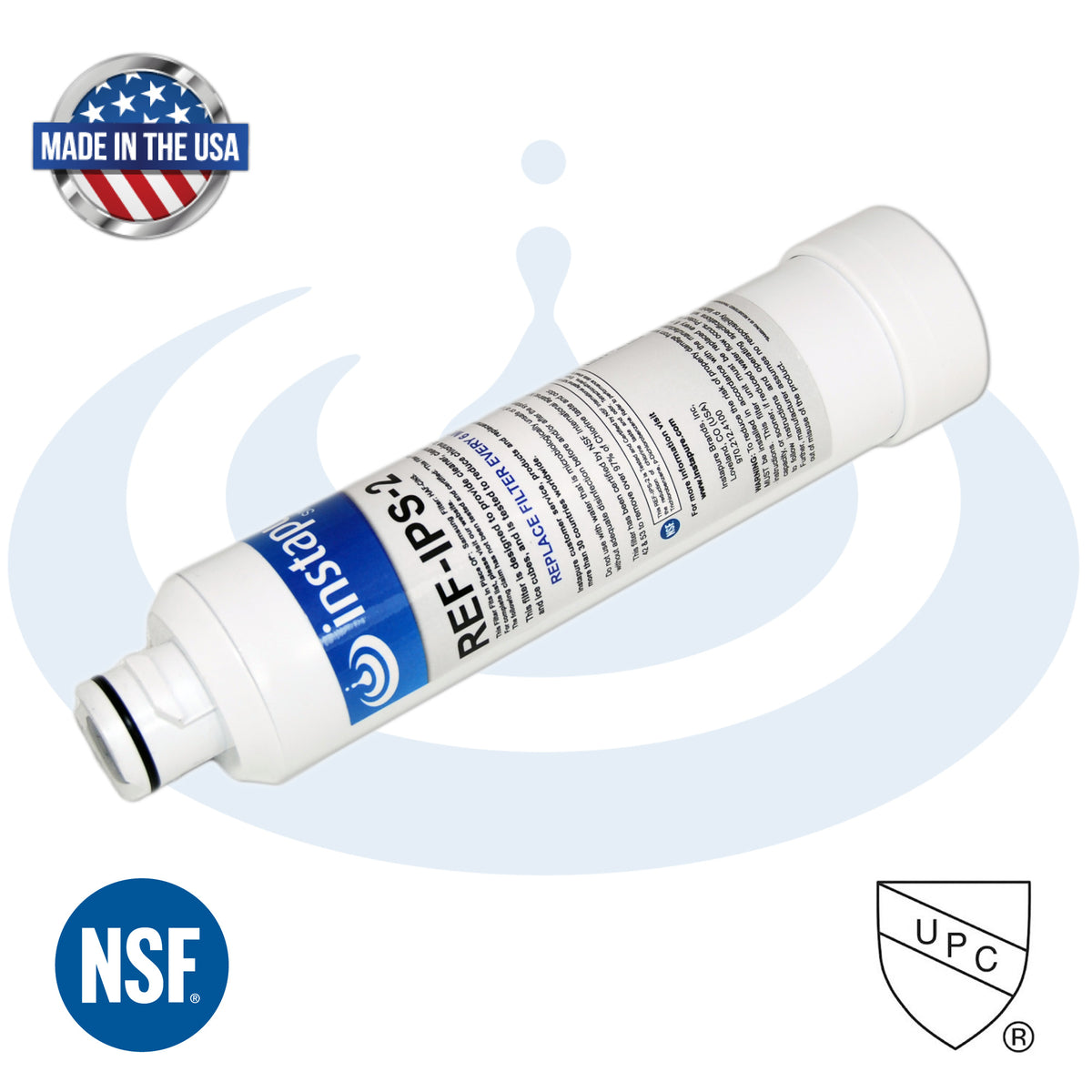 REF-IPS-2 – Made in USA, Filter Fits: Samsung HAF-CIN, 46-9101. NSF 53 for Lead.