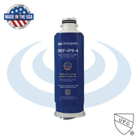 Instapure REF-IPS-4 filter cartridge with branding and certification logos on a white background